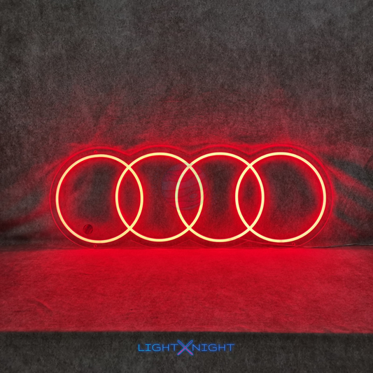 שלט ניאון אאודי