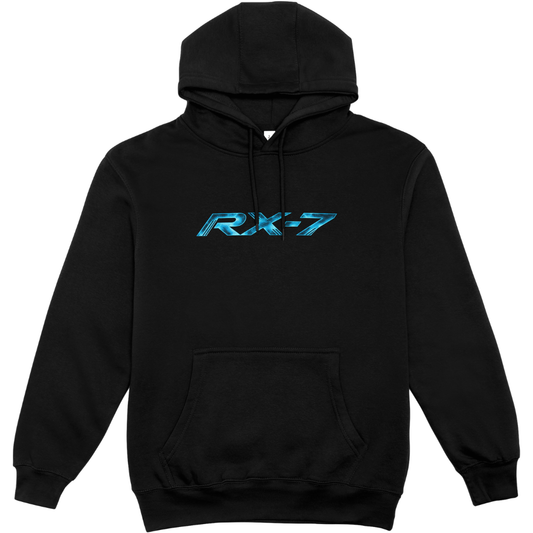 קפוצ׳ון Mazda RX-7 שחור בעיצוב מוטורי – תמונת מוצר