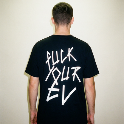 טי שירט אוברסייז "Fvck Your EV"