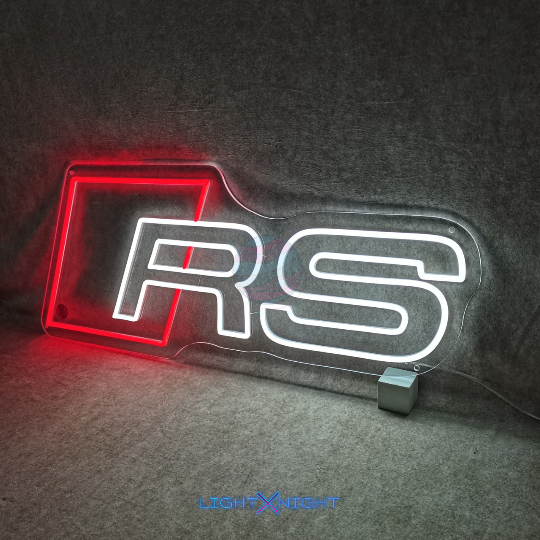 שלט ניאון אאודי RS